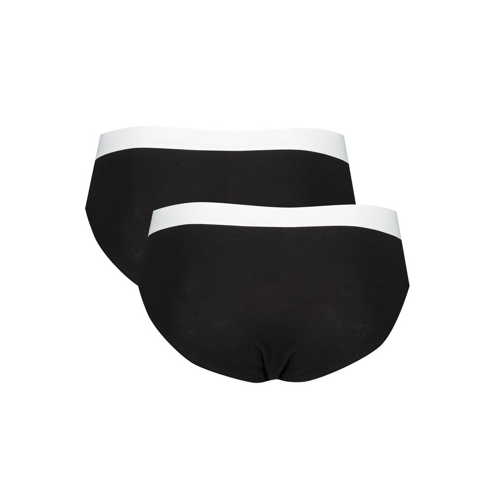 Trussardi Black Cotton Men Underwear Pack TR-36725-L