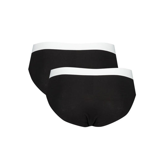 Trussardi Black Cotton Men Underwear Pack TR-36725-L