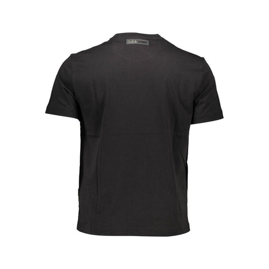 Plein Sport Black Cotton Men T-Shirt PL-37032-M