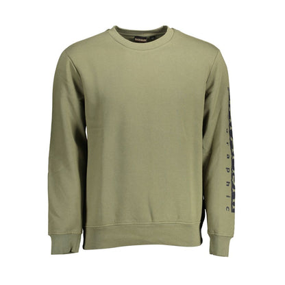 Napapijri Green Cotton Sweatshirt