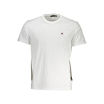 Napapijri White Cotton Men T-Shirt NA-37114-S