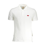 Levi's White Cotton Men Polo LE-37190-XL