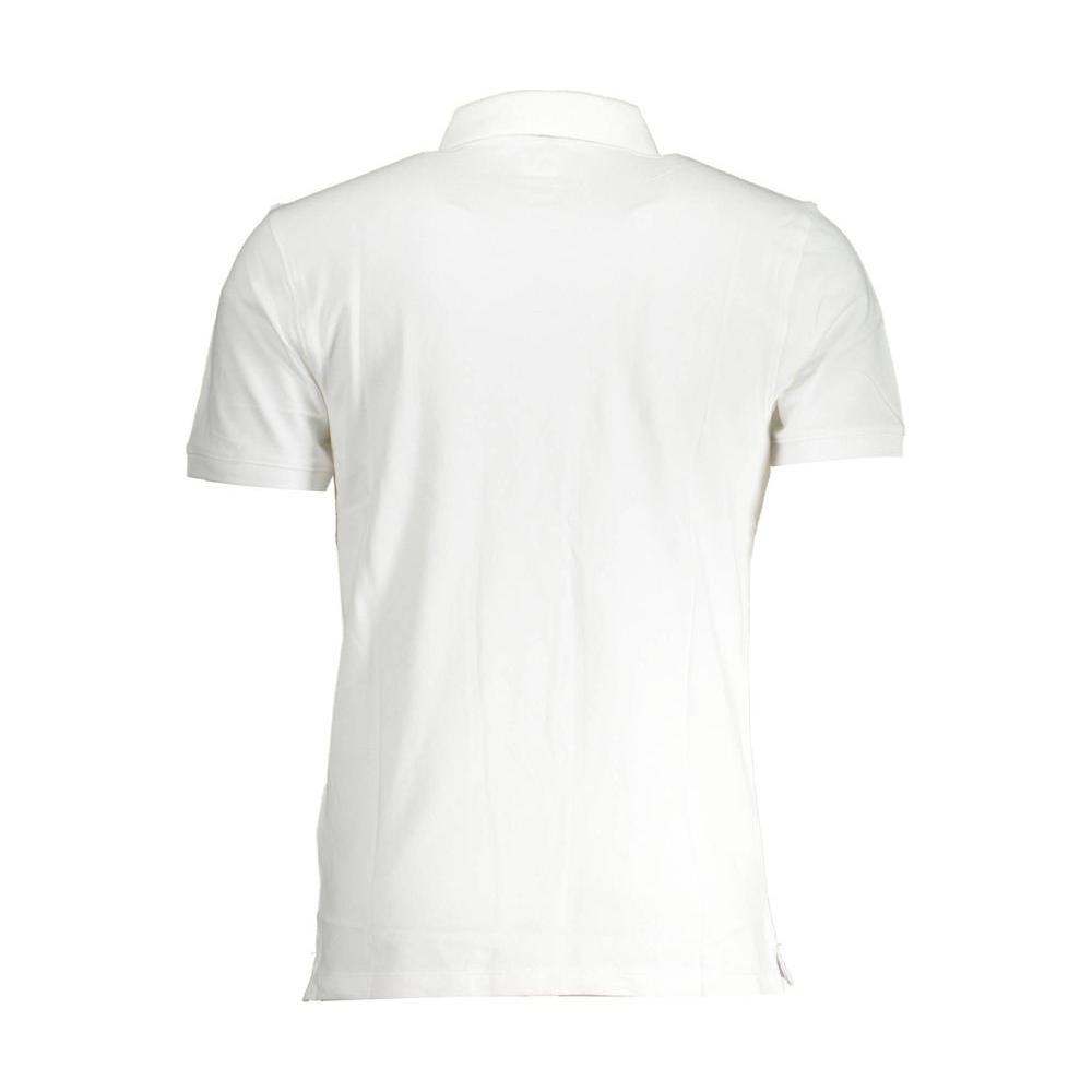 Levi's White Cotton Men Polo LE-37190-XL