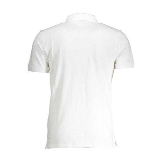 Levi's White Cotton Men Polo LE-37190-XL