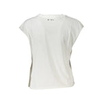 Desigual White Cotton Women TShirt DE-37213-L