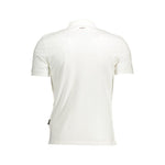 Napapijri White Cotton Men Polo Shirt NA-37237-S