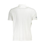La Martina White Cotton Men Polo Shirt LA-37710-M