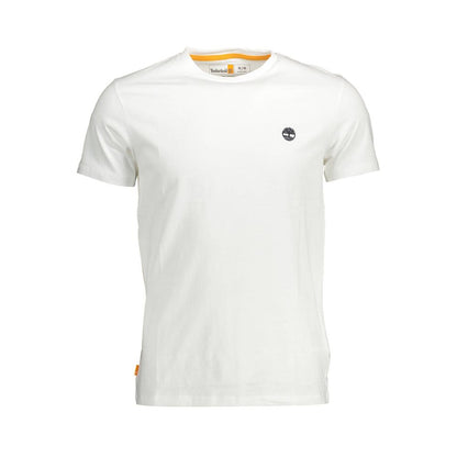 Timberland White Cotton T-Shirt
