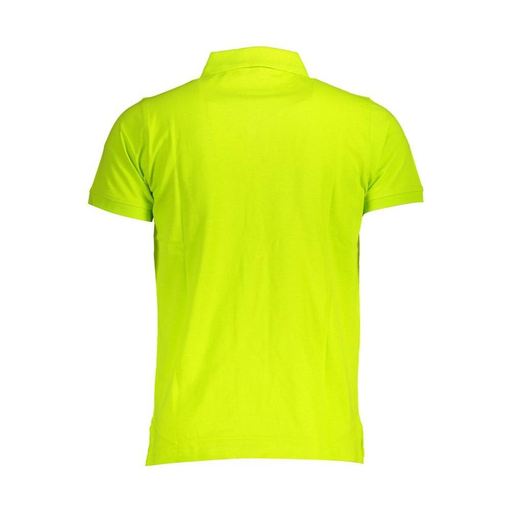 Norway 1963 Yellow Cotton Men Polo Shirt NO-37986-M