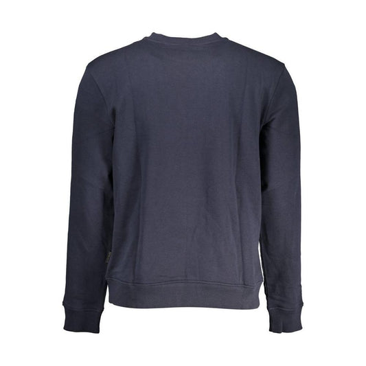 Napapijri Blue Cotton Men Sweater NA-38047-S