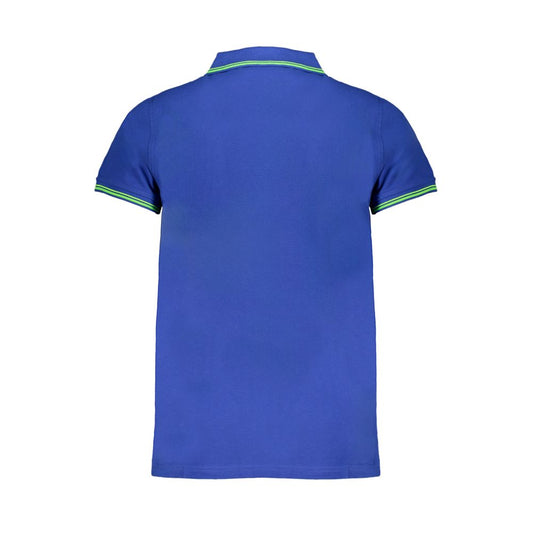 Norway 1963 Blue Cotton Polo Shirt NO-31093-M