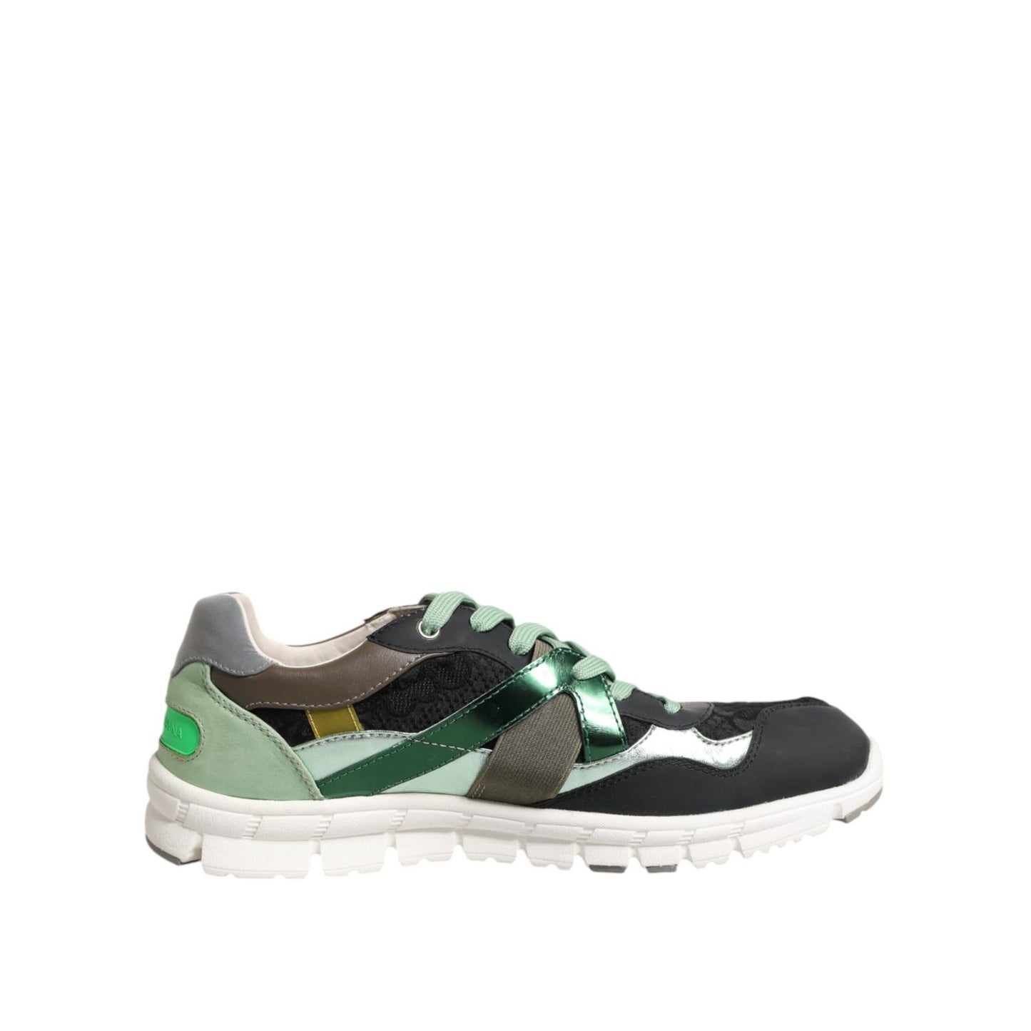 Dolce & Gabbana Multicolor Lace Up Low Top Sneakers Shoes