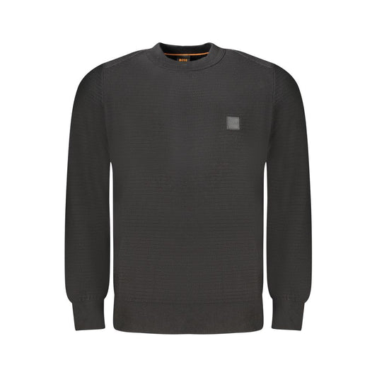 Hugo Boss Black Cotton Men Sweater BO-33819-3XL