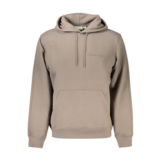 Calvin Klein Brown Cotton Men Sweater CA-32974-XL