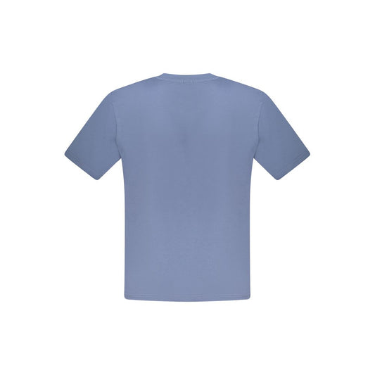 North Sails Blue Cotton Men T-Shirt NO-33754-S