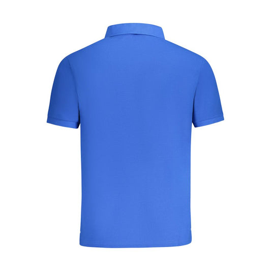 North Sails Blue Cotton Men Polo Shirt NO-33979-S