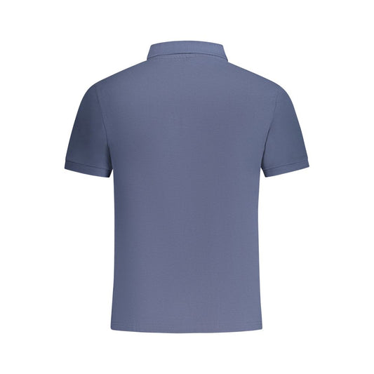 North Sails Blue Cotton Men Polo Shirt NO-33982-S