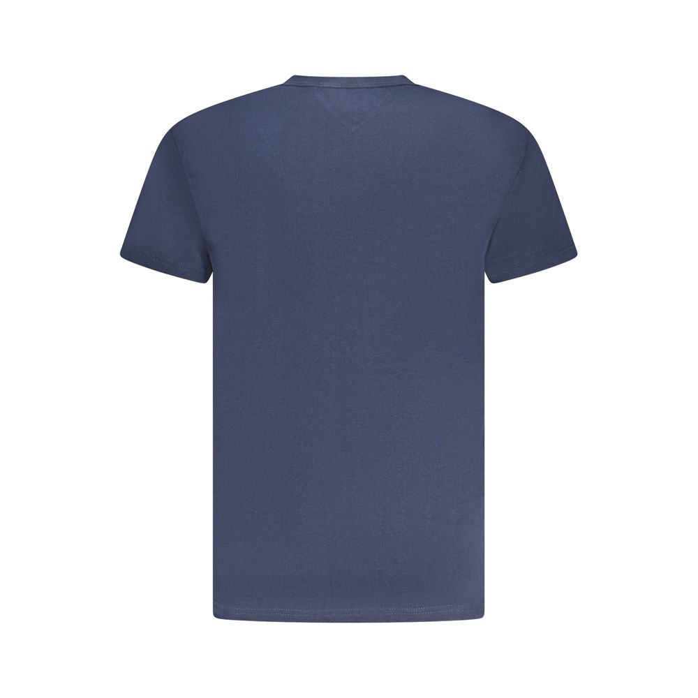 Tommy Hilfiger Blue Cotton Men T-Shirt TO-38471-S