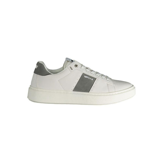 Gas White Polyester Men Sneaker GA-38561-EU40/US7