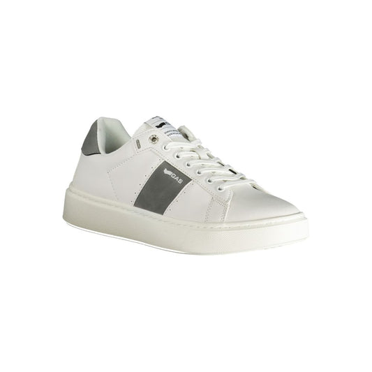 Gas White Polyester Men Sneaker GA-38561-EU40/US7