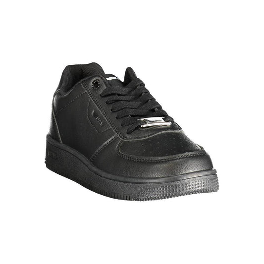 Gas Black Polyester Women Sneaker GA-38618-EU36/US6