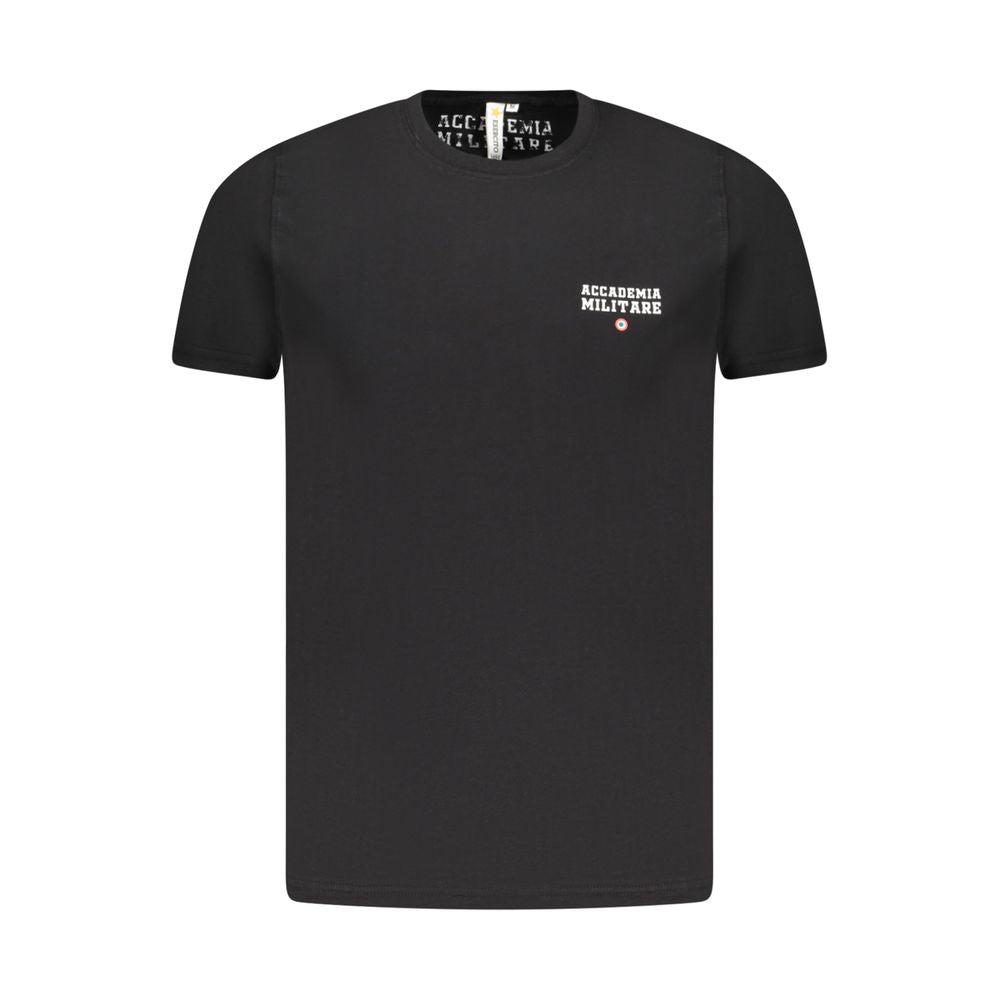 Accademia Militare Black Cotton T-Shirt AC-36570-S