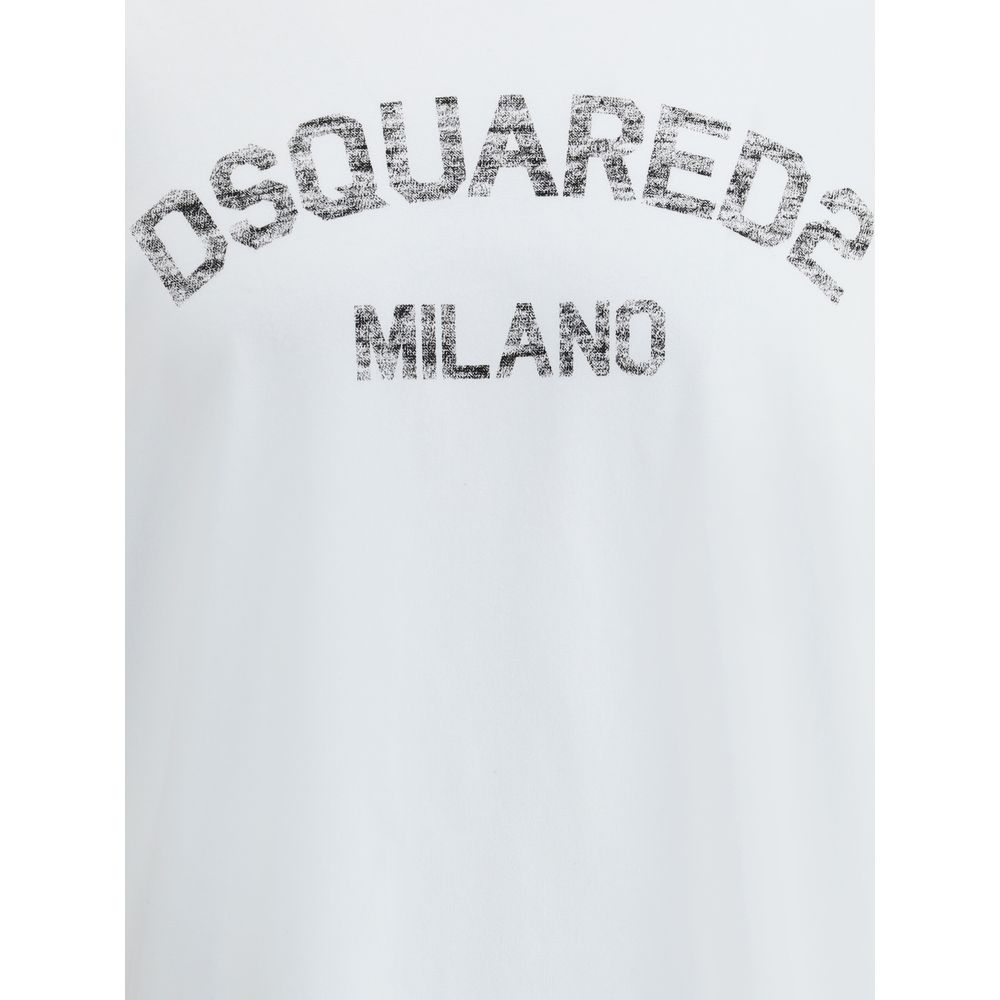 Dsquared² White Cotton T-Shirt