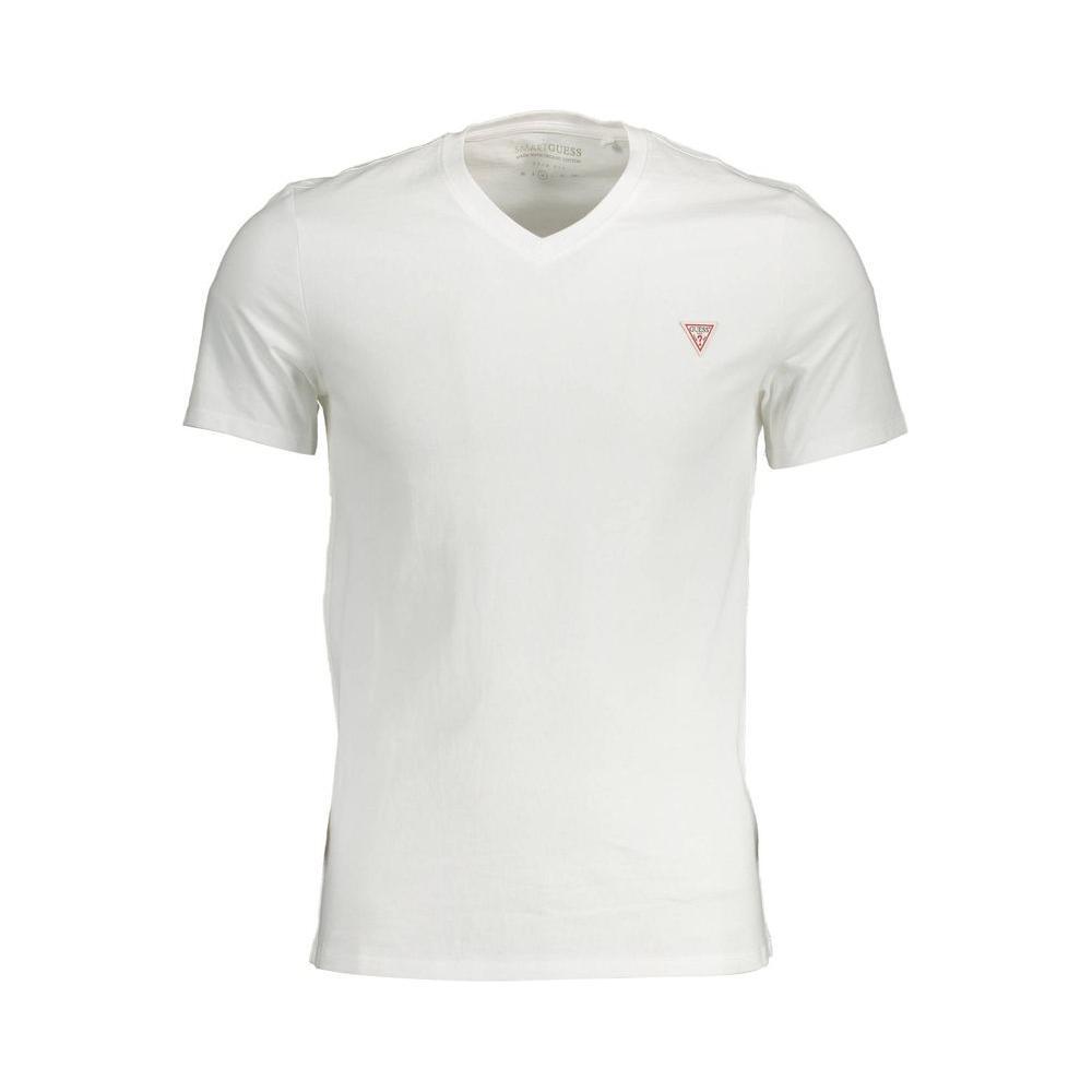 Guess Jeans Bianco Cotton Men T-Shirt
