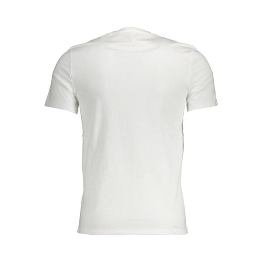 Guess Jeans White Cotton T-Shirt GU-5747-XXL