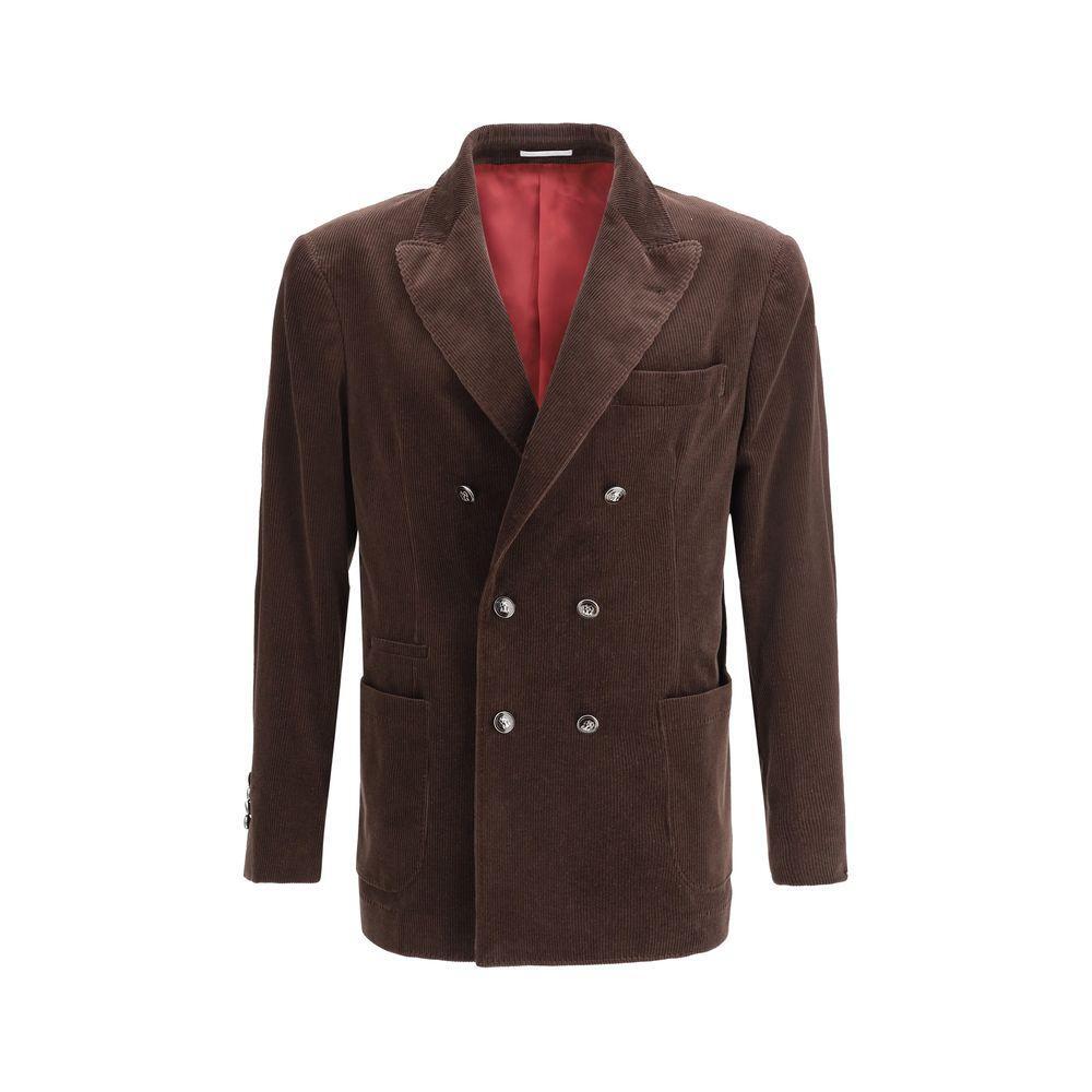 Brunello Cucinelli Velvet Blazer Jacket BR-MY4997BBD7C752-IT50 | L