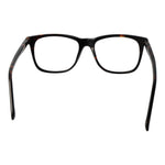 Guess Brown Unisex Glasses Frame in acetate, full-rim style, square shape, with demo lenses, size 52-16-145, includes branded case.