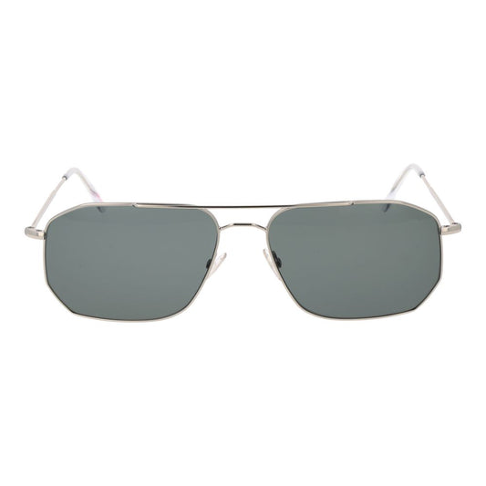 Andy Wolf Silver Men Sunglasses