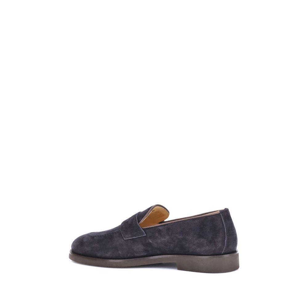 Brunello Cucinelli Suede Loafers BR-MZUPEAE705C8144-EU40.5/US7.5