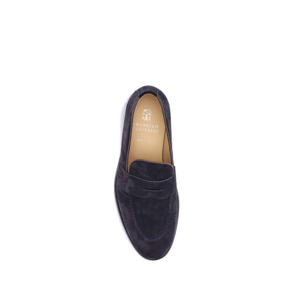 Brunello Cucinelli Suede Loafers BR-MZUPEAE705C8144-EU40.5/US7.5