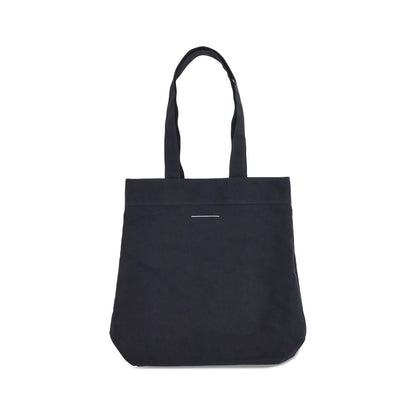 MM6 Black Cotton Shoulder Bag
