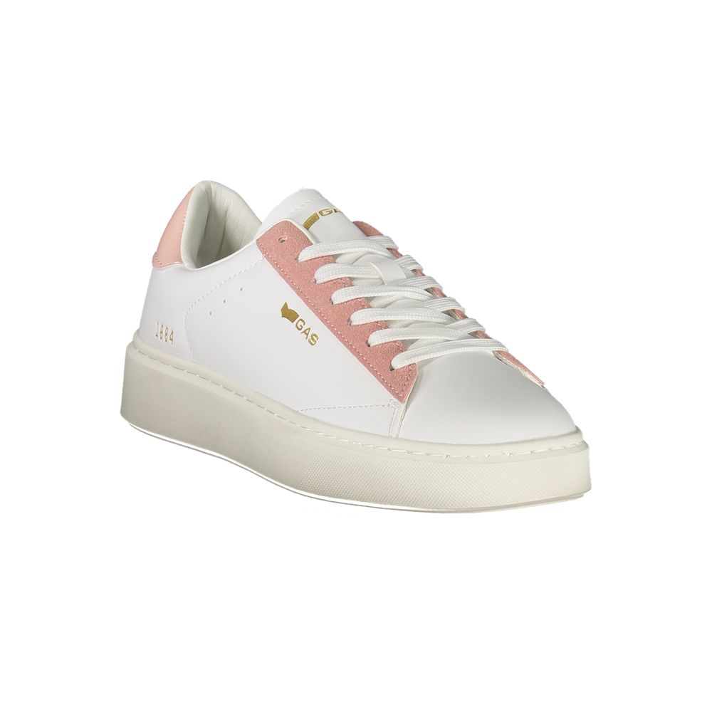 Gas White Polyester Sneaker