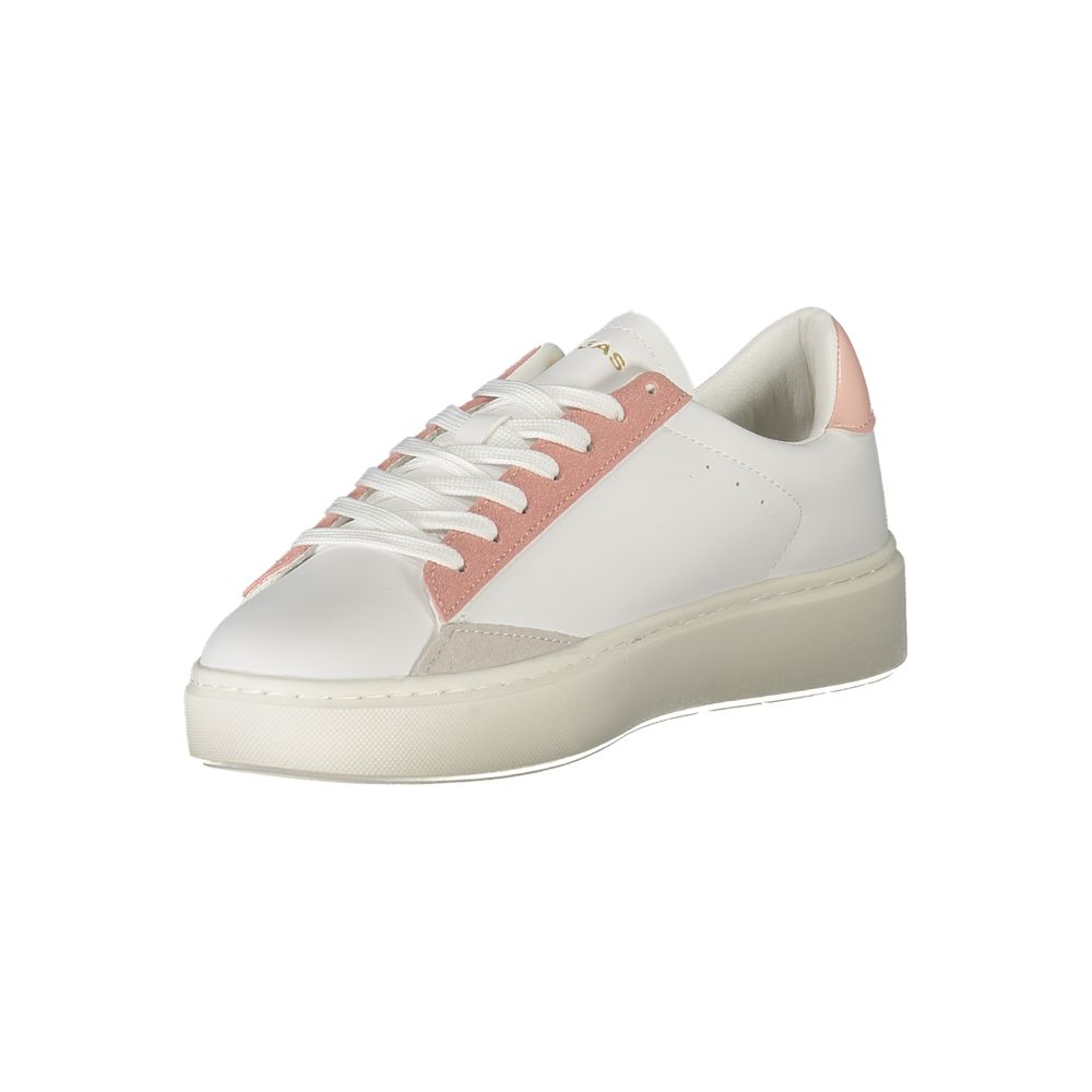 Gas White Polyester Sneaker