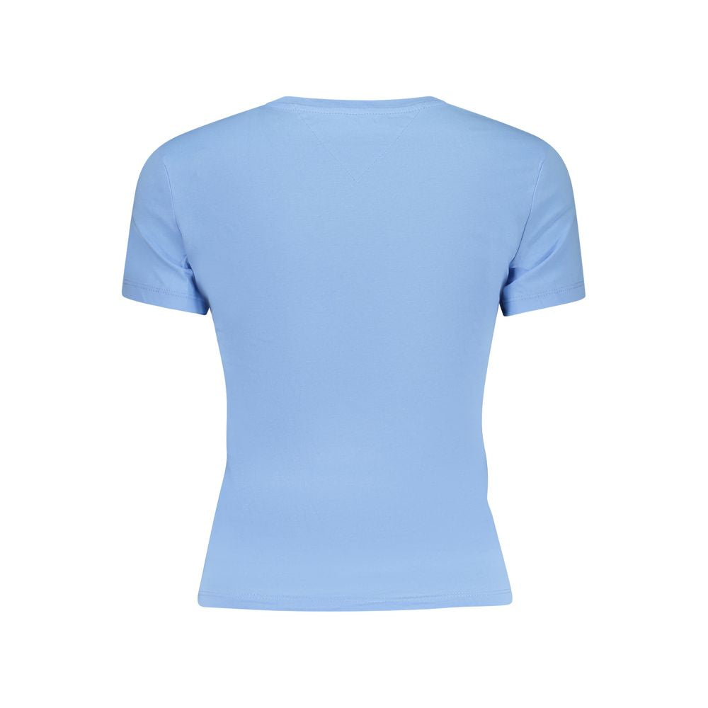 Tommy Hilfiger Blue Cotton Tops & T-Shirt TO-38440-S