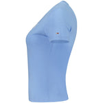 Tommy Hilfiger Blue Cotton Tops & T-Shirt TO-38440-S