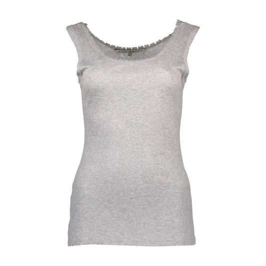 Silvian Heach Gray Viscose Women Top SI-6963-XS