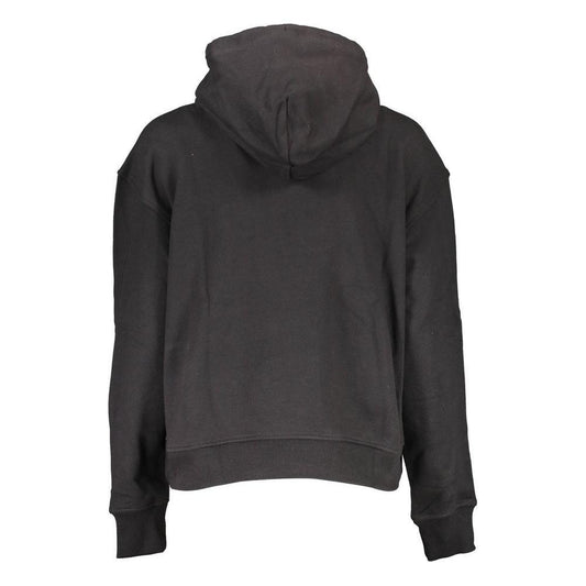 Calvin Klein Black Cotton Women Sweater CA-13155-XL