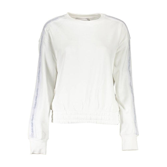 Calvin Klein White Cotton Women Sweater CA-13477-L