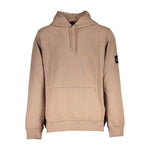 Calvin Klein Brown Cotton Men Sweater CA-17457-XL