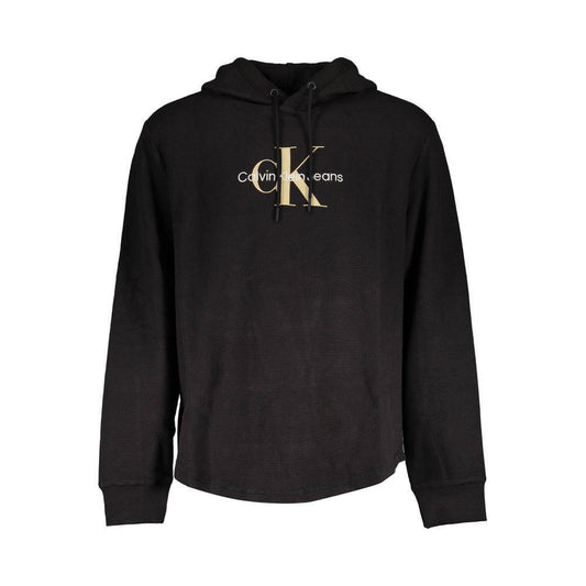 Calvin Klein Black Cotton Men Sweater CA-17456-XL