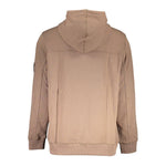 Calvin Klein Brown Cotton Men Sweater CA-17457-XL