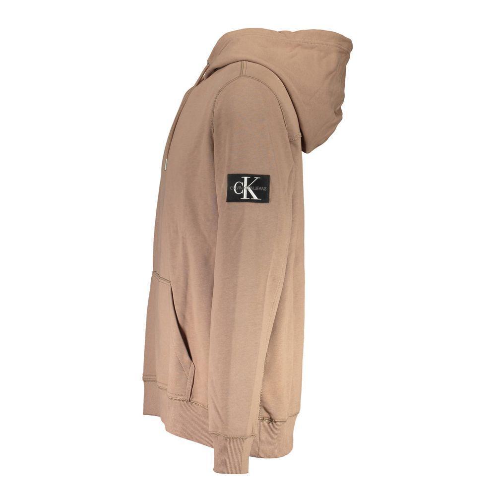 Calvin Klein Brown Cotton Men Sweater CA-17457-XL