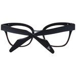 Yohji Yamamoto Brown Unisex Glasses Frame in acetate with full-rim butterfly style, demo lenses, and branded soft case.
