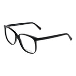 Andy Wolf Black Unisex Glasses Frame in full-rim acetate with demo lenses and branded case included.