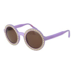 Andy Wolf Purple Unisex Sunglasses AN-1058521