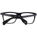 Yohji Yamamoto Brown Unisex Glasses Frame made of acetate with square full-rim style and demo lenses.